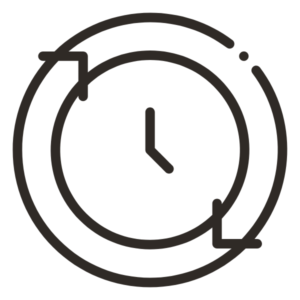 Recovery icon representing rest, restoration and recharging for everyday wellbeing