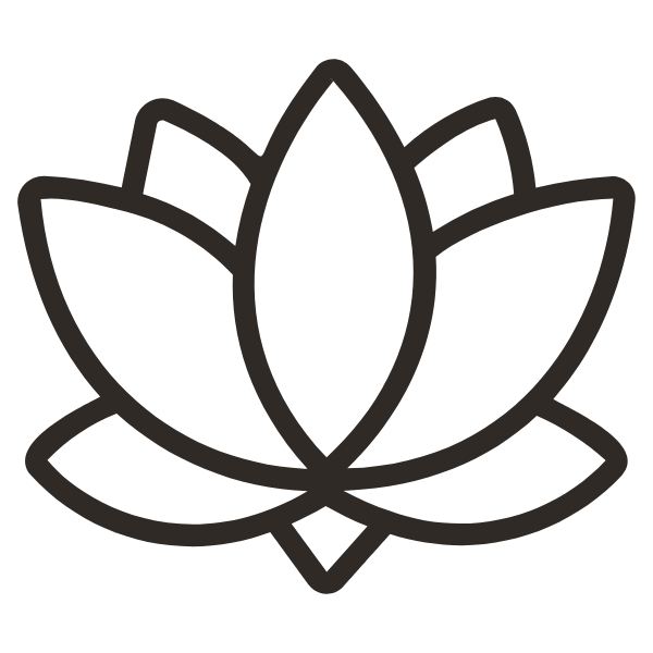 Wellbeing icon representing mindset, nutrition and everyday practices for balance